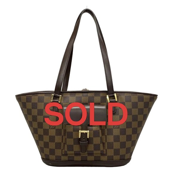 LOUIS VUITTON Manosque PM Ebene Damier - Shoulder Bag 758-060325 - Picture 1 of 14
